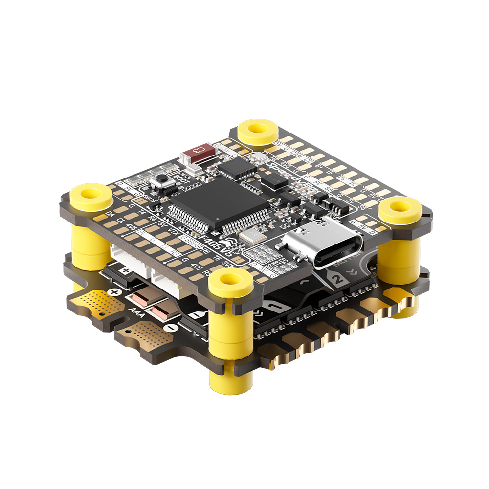 SpeedyBee F405 V5 Stack F405 V - огляд і ціна Foxeer Reaper F4 128K 65A Esc
